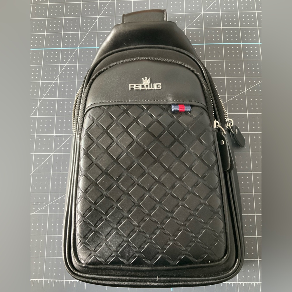 Black Men's Crossbody Bag